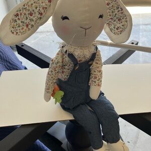 Blue Denim Overalls Bunny